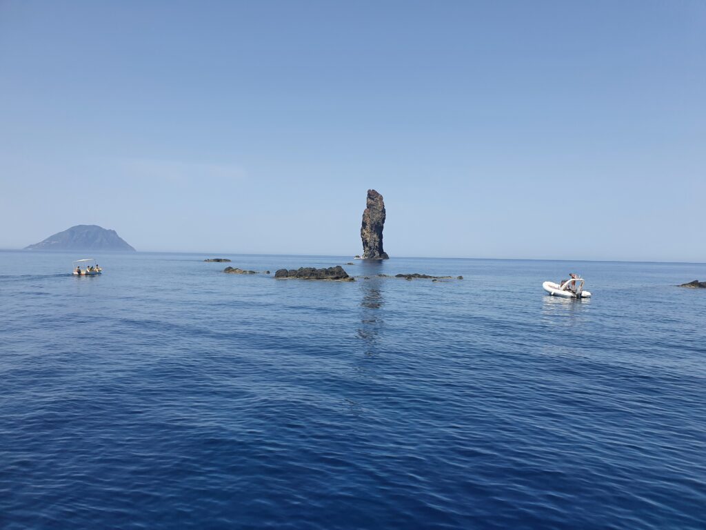 La canna rock in Filicudi