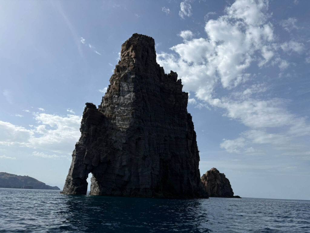 Lipari Faraglioni boat trip Aeolian islands